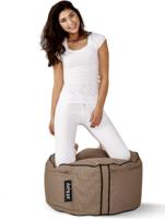 Poef 'Capri' Chocolate - Bruin - Weerbestendig - Sit&Joy