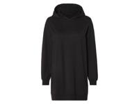 esmara Dames sweatjurk (Zwart, L (44/46))