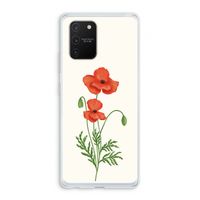 Red poppy: Samsung Galaxy S10 Lite Transparant Hoesje