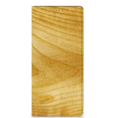 Samsung Galaxy A22 5G Book | Wallet Case | Licht Hout Samsung Galaxy A22 5G Book | Wallet Case | Licht Hout