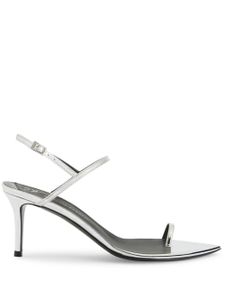 Giuseppe Zanotti sandales Symonne 70 mm à bride arrière - Argent