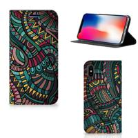 Apple iPhone X | Xs | Hoesje met Magneet | Aztec