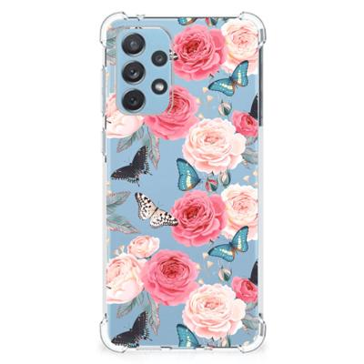 Samsung Galaxy A73 Case Butterfly Roses Samsung Galaxy A73 Case Butterfly Roses