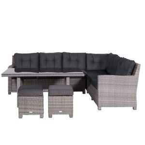 Westminster lounge diningset - Rechts - Organic grey