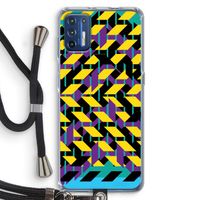 Skew Bee 3: Motorola Moto G9 Plus Transparant Hoesje met koord