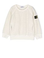 Stone Island Junior sweat en polaire à patch Compass - Tons neutres - thumbnail