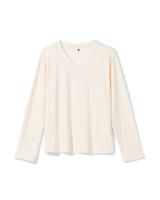 HEMA Dames top velours creme (creme) HEMA Dames top velours creme (creme)