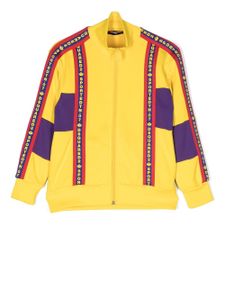 DSQUARED2 KIDS veste bomber à design colour block - Jaune