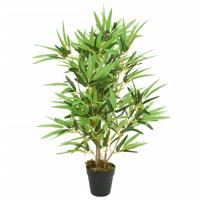 VidaXL Kunstplant bamboe 368 bladeren 80 cm groen
