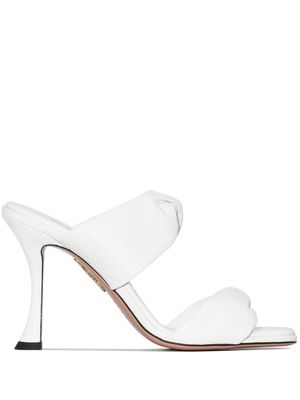 Aquazzura sandales Twist 95 mm en cuir - Blanc
