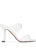 Aquazzura sandales Twist 95 mm en cuir - Blanc