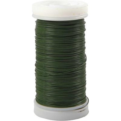 Creativ Company Bloemendraad, dikte 0,31 mm, 100 gr, groen, 160 m/ 1 rol