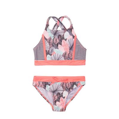 DJ Dutchjeans crop bikini Tropic roze DJ Dutchjeans crop bikini Tropic roze