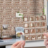 DecoMosaic 10-delige Set 3D Mozaïek Tegelstickers