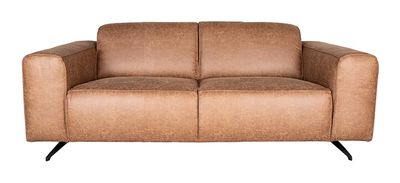 LABEL51 2-zits Bank 'Modena' Microfiber, kleur Cognac LABEL51 2-zits Bank 'Modena' Microfiber, kleur Cognac