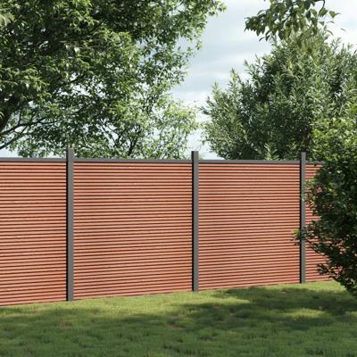 Schuttingpaneel 353x186 cm HKC bruin