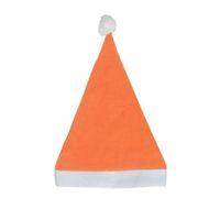 Oranje budget kerstmuts voor volwassenen   - - thumbnail