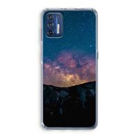 Travel to space: Motorola Moto G9 Plus Transparant Hoesje