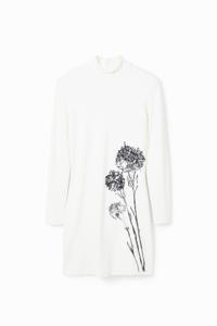 Korte jurk met borduursel M. Christian Lacroix - WHITE - M