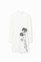 Korte jurk met borduursel M. Christian Lacroix - WHITE - M