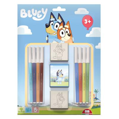 Multiprint Bluey stempelset, 11dlg.
