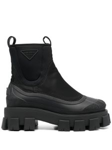 Prada bottines Monolith - Noir