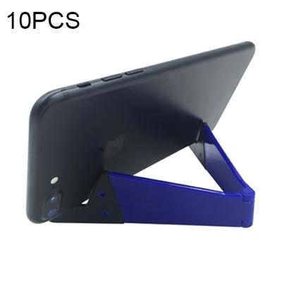 10 STKS V vorm universele mobiele telefoon Tablet beugel houder (donkerblauw)