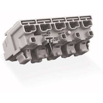 WAGO 294-8115 WAGO GmbH & Co. KG Netaansluitingsklem Flexibel: - Massief: 0.5-2.5 mm² Aantal polen: 5 250 stuk(s) Wit