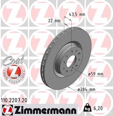 Remschijf Coat Z 110220720
