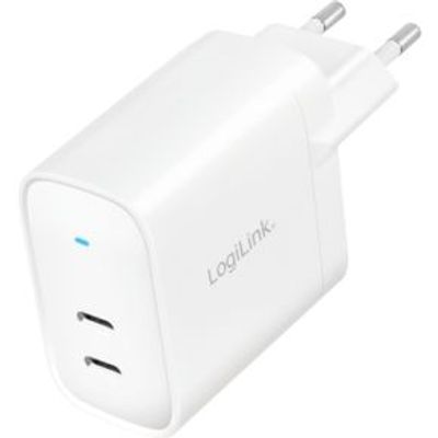 LogiLink PA0283 oplader voor mobiele apparatuur Mobiele telefoon, Tablet Wit AC Snel opladen Binnen