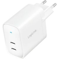 LogiLink PA0283 oplader voor mobiele apparatuur Mobiele telefoon, Tablet Wit AC Snel opladen Binnen