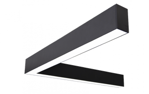 Lineal S hoek zwart 3000K DALI 18W