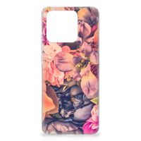 Xiaomi Redmi 10C TPU Case Bosje Bloemen - thumbnail