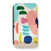 Bold Rounded Shapes: iPhone 11 Pro Flip Hoesje