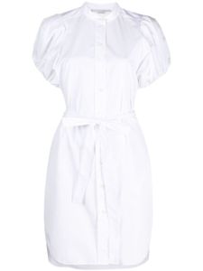 Stella McCartney robe-chemise en popeline - Blanc