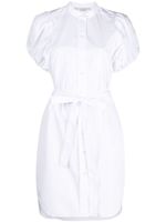 Stella McCartney robe-chemise en popeline - Blanc