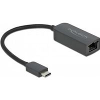 Delock 66645 Adapter USB Type-C male naar 2,5 Gigabit LAN compact - thumbnail