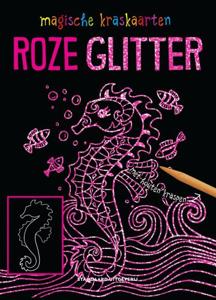 Magische kraskaarten: roze glitter (Paperback)