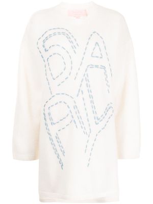 BAPY BY *A BATHING APE® pull à broderies BAPY - Blanc