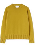 Jil Sander pull en cachemire à col rond - Jaune