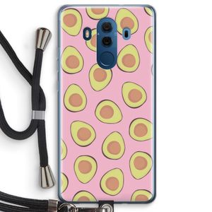 Dancing avocados: Huawei Mate 10 Pro Transparant Hoesje met koord