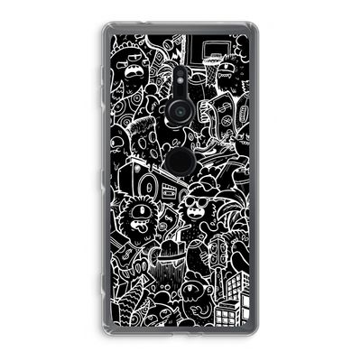Vexx Black City : Sony Xperia XZ2 Transparant Hoesje