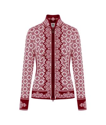 Dale of Norway Christiania Fem Dames Vest Rubymel. Offwhite S