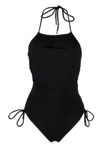 Saint Laurent maillot de bain à détail de laçage - Noir