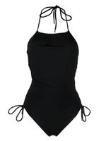 Saint Laurent maillot de bain à détail de laçage - Noir - thumbnail