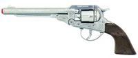 Gonher Speelgoed revolver cowboy 8 schots 27,5 cm zilver - thumbnail