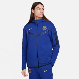 FC Barcelona Tech Fleece Full Zip Hoodie 2023-2024