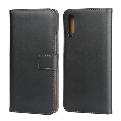 Horizontale Flip lederen case voor Galaxy A50 met magnetische gesp & houder & kaartsleuven & portemonnee (Blak)