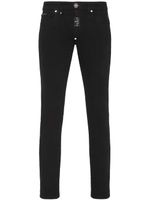 Philipp Plein jean skinny à patch logo - Noir