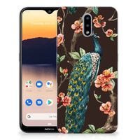 Nokia 2.3 TPU Hoesje Pauw met Bloemen